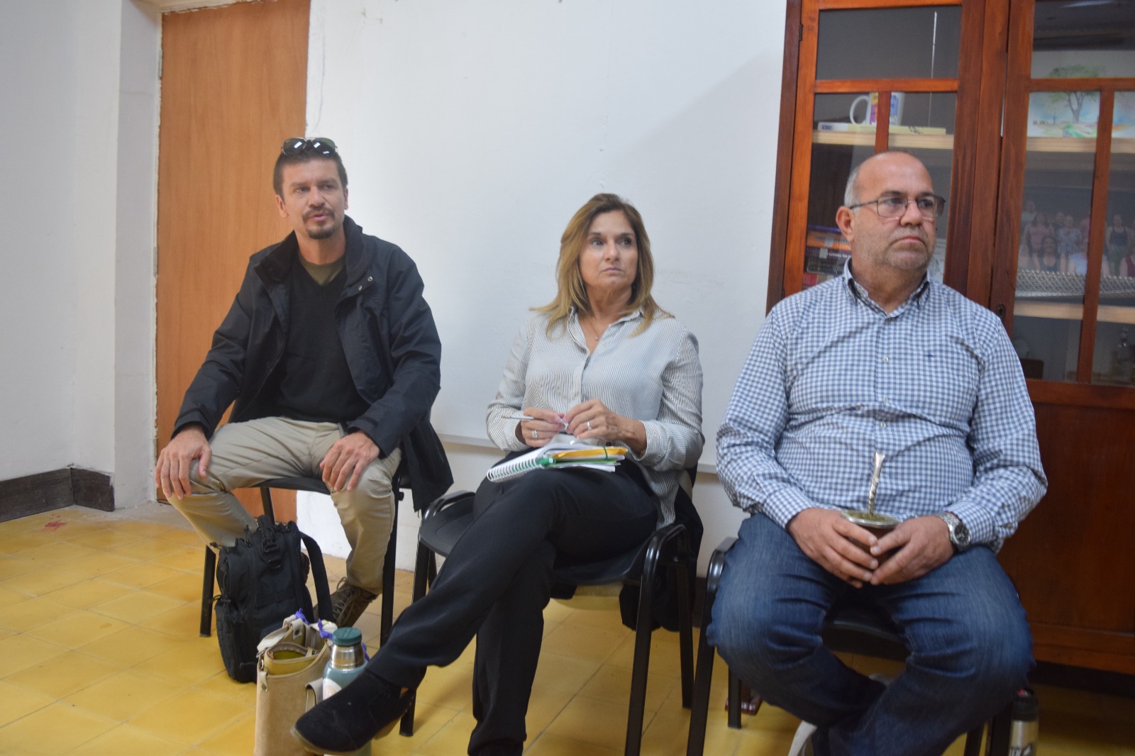 Reunión del CECOED en Aguas Corrientes